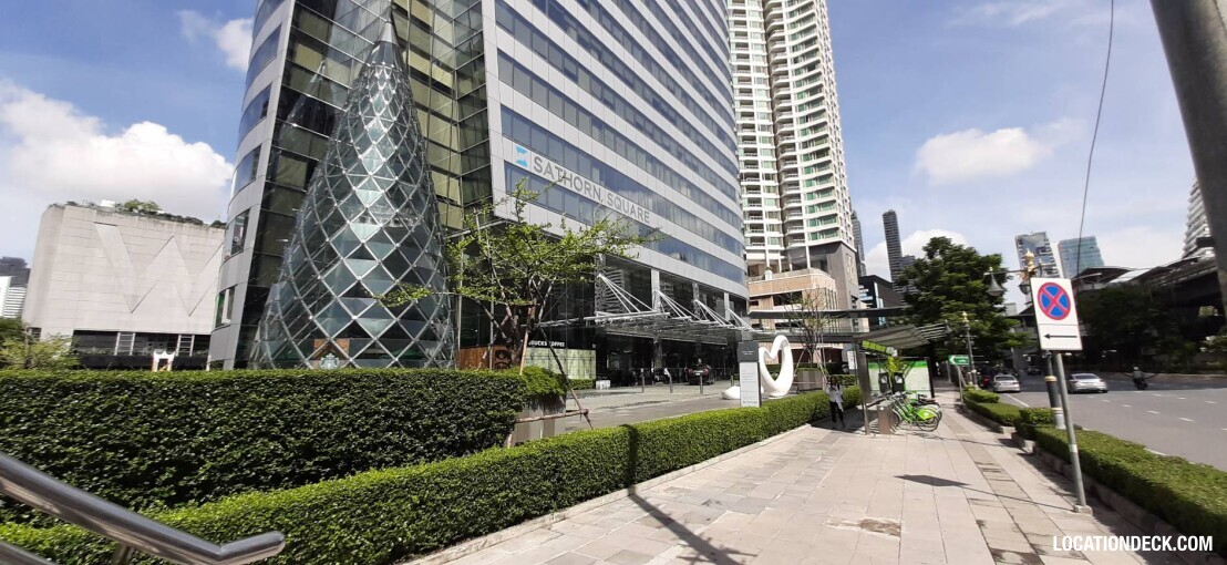 Road Below Skytrain Chong Nonsi - Bangkok, Thailand Filming Location