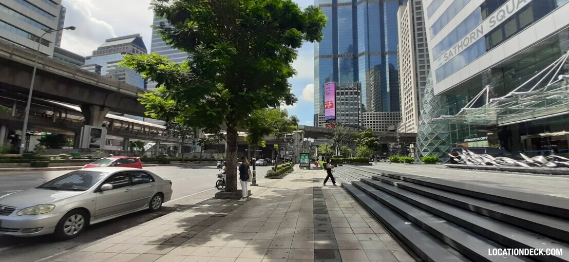 Road Below Skytrain Chong Nonsi - Bangkok, Thailand Filming Location