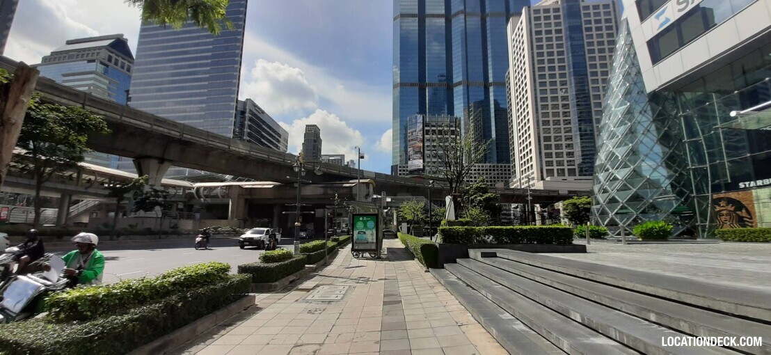 Road Below Skytrain Chong Nonsi - Bangkok, Thailand Filming Location