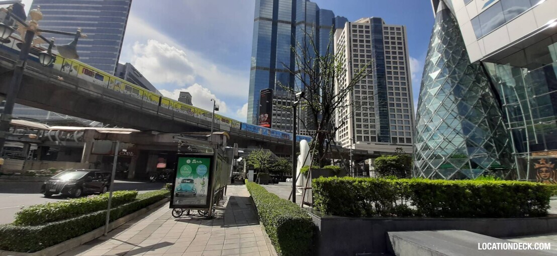 Road Below Skytrain Chong Nonsi - Bangkok, Thailand Filming Location