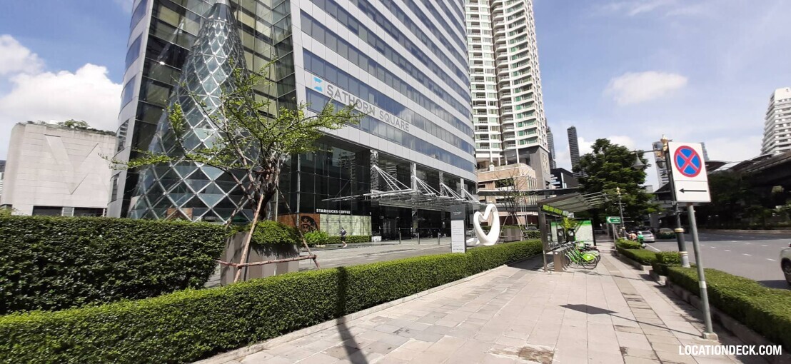 Road Below Skytrain Chong Nonsi - Bangkok, Thailand Filming Location