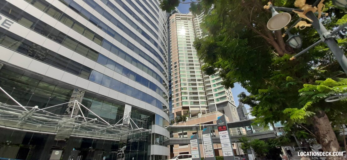 Road Below Skytrain Chong Nonsi - Bangkok, Thailand Filming Location