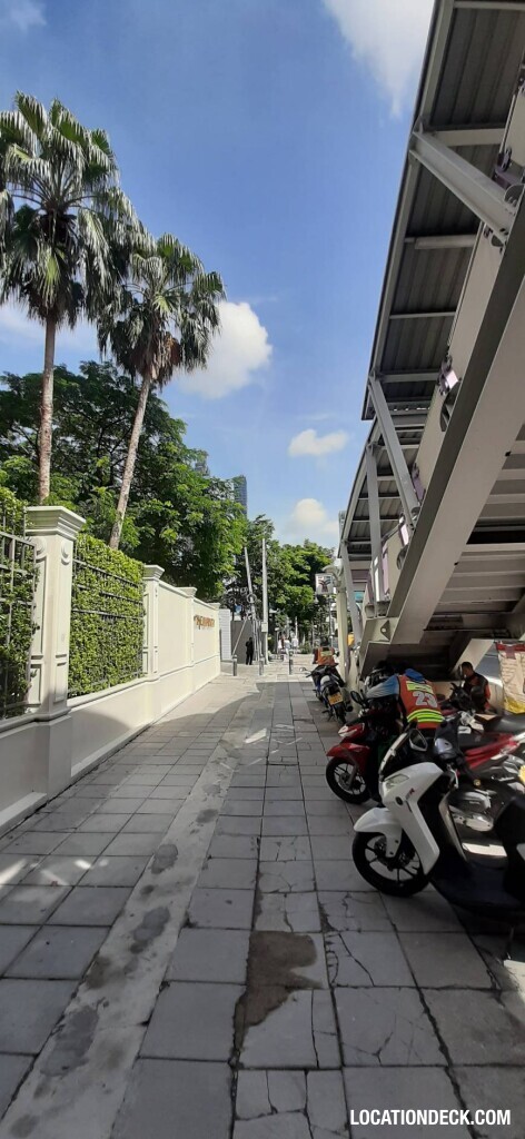 Road Below Skytrain Chong Nonsi - Bangkok, Thailand Filming Location