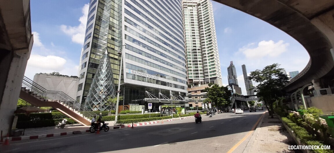 Road Below Skytrain Chong Nonsi - Bangkok, Thailand Filming Location