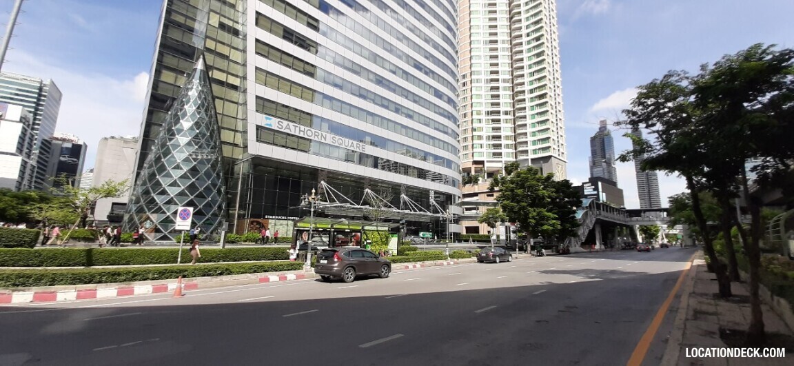 Road Below Skytrain Chong Nonsi - Bangkok, Thailand Filming Location