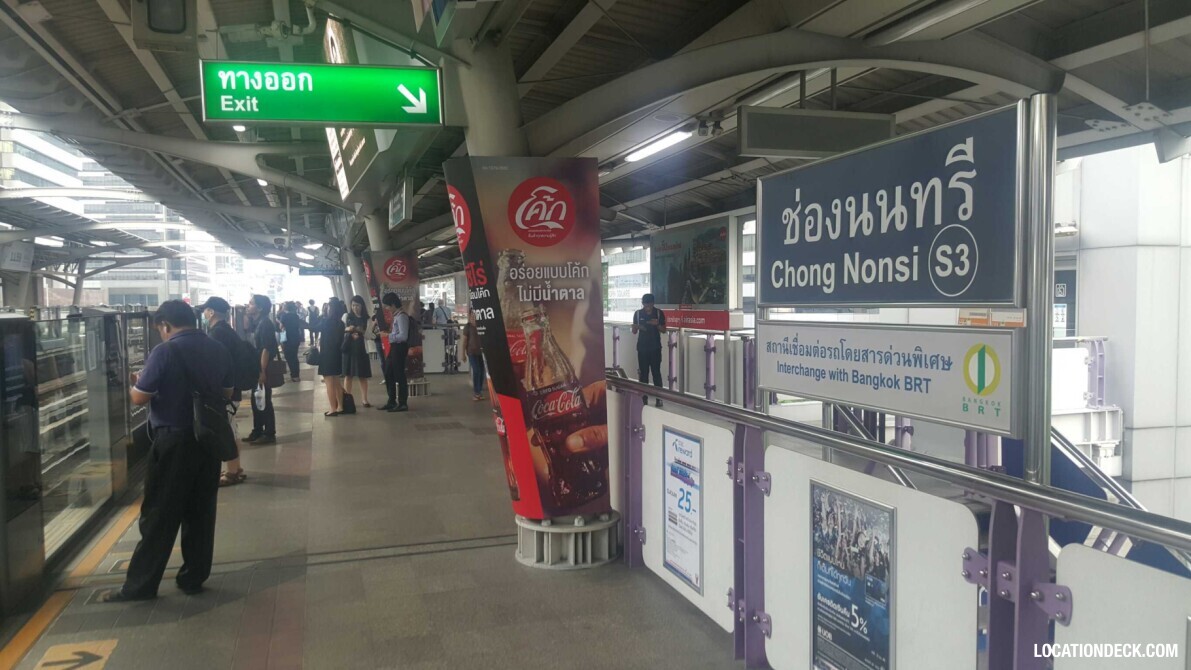 Chong Nonsi BTS Station - Bangkok, Thailand Filming Location