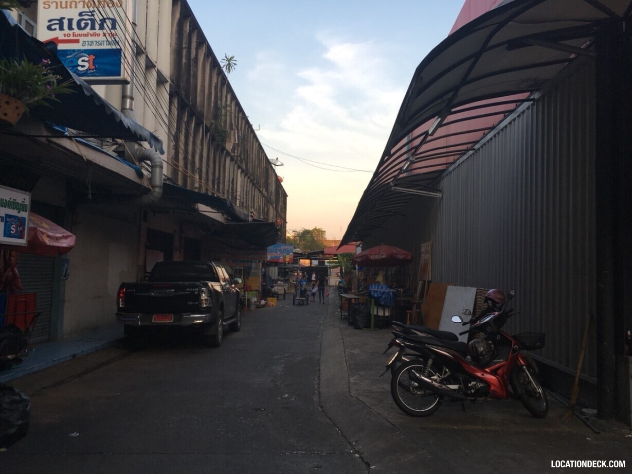 Road under Saphan Khwai BTS Station - Bangkok, Thailand Filming Location