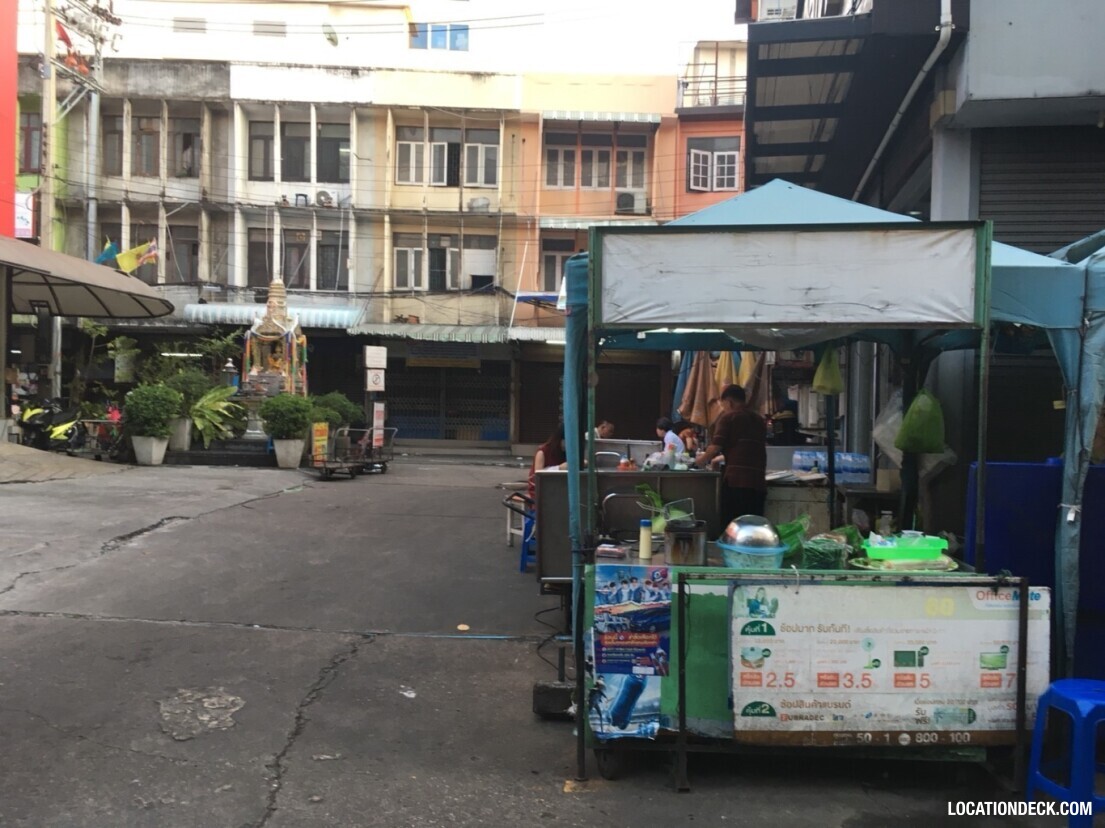Road under Saphan Khwai BTS Station - Bangkok, Thailand Filming Location