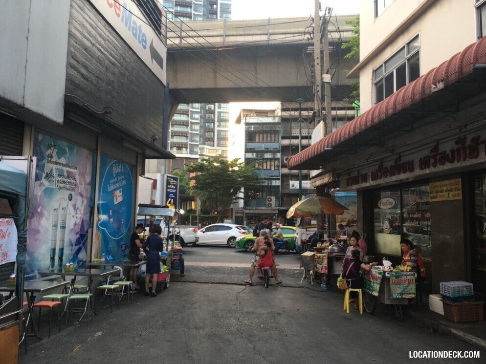Road under Saphan Khwai BTS Station - Bangkok, Thailand Filming Location