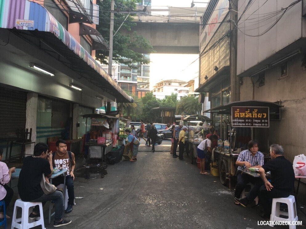 Road under Saphan Khwai BTS Station - Bangkok, Thailand Filming Location
