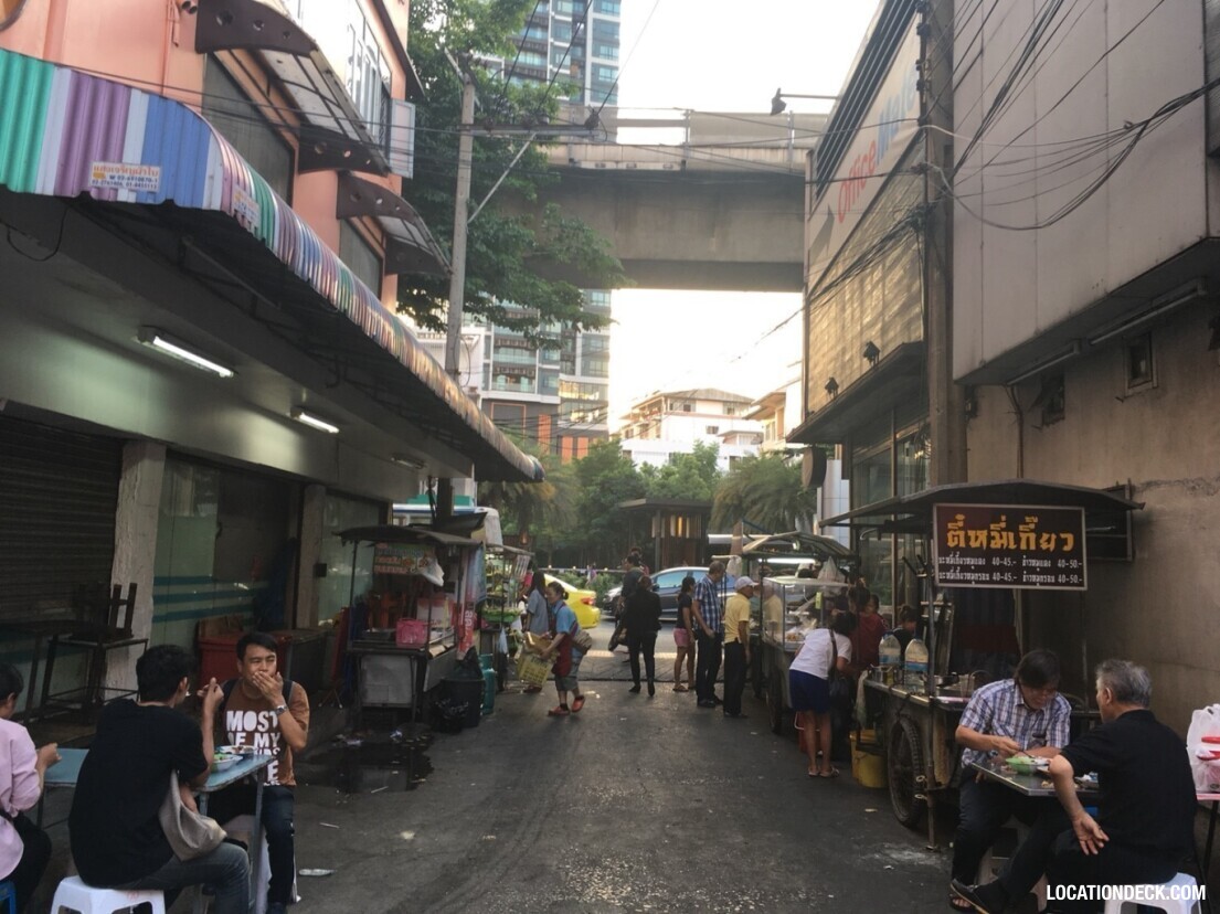 Road under Saphan Khwai BTS Station - Bangkok, Thailand Filming Location