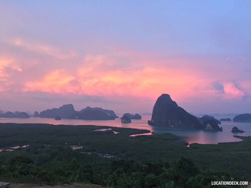 Samet Nangshe Viewpoint - Phangnga, Thailand Filming Location