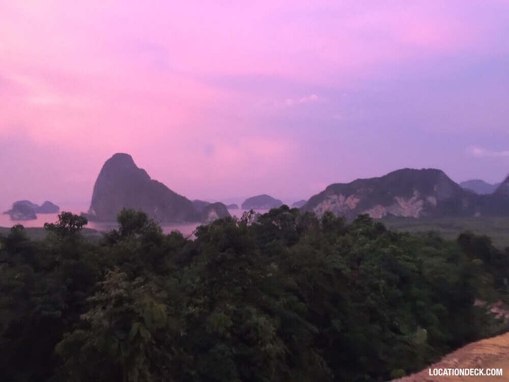 Samet Nangshe Viewpoint - Phangnga, Thailand Filming Location