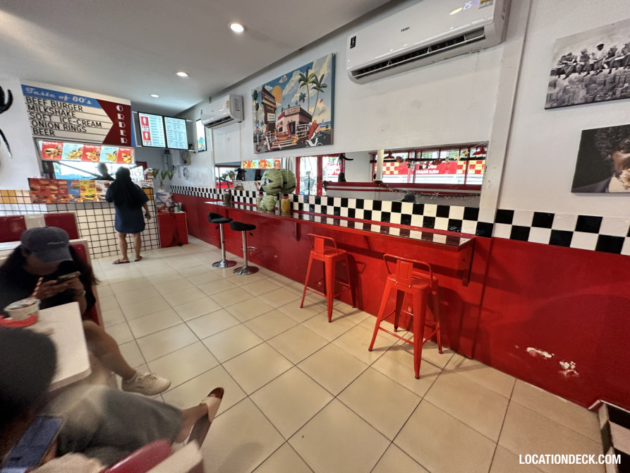 1950’s American Diner - Chonburi, Thailand Filming Location